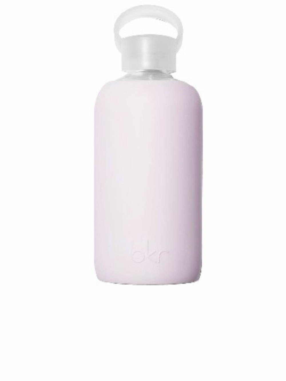 bkr 500 mL Glass Water Bottle with Silicone Sleeve - Lavender